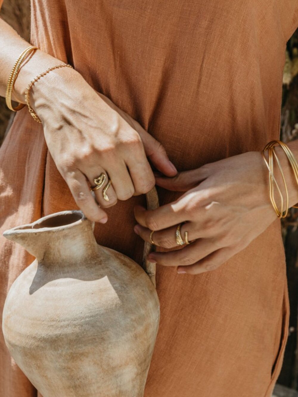 Golden Serpent Ring